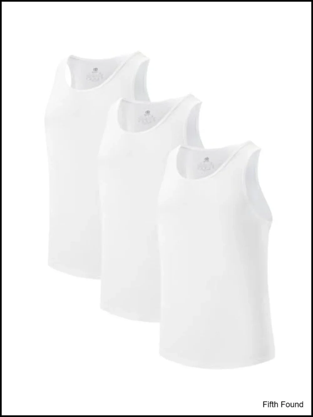 Men's Tank Top Undershirts 3 Pack Moisture Wicking Quick-Dry